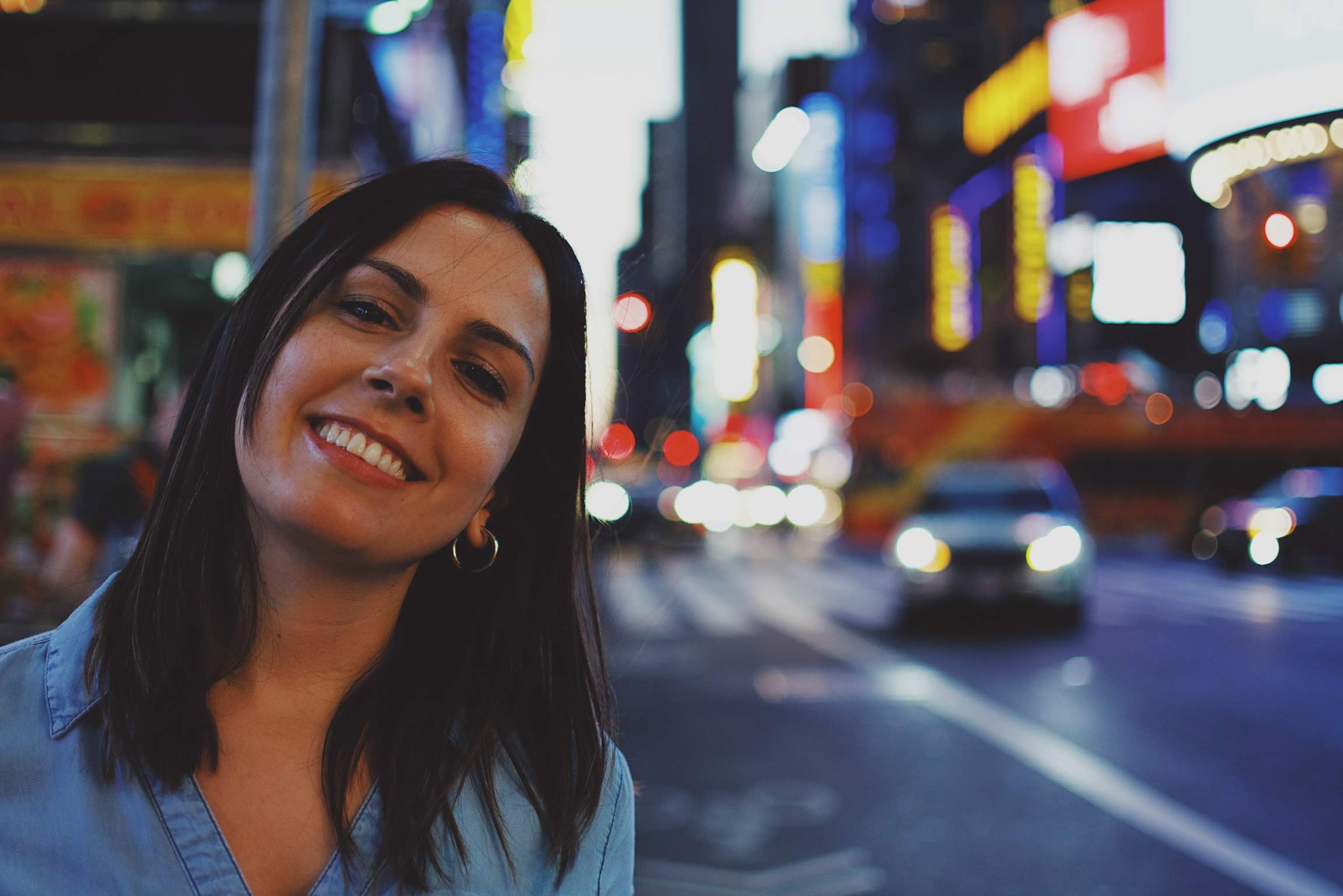 Woman smiling for the camera